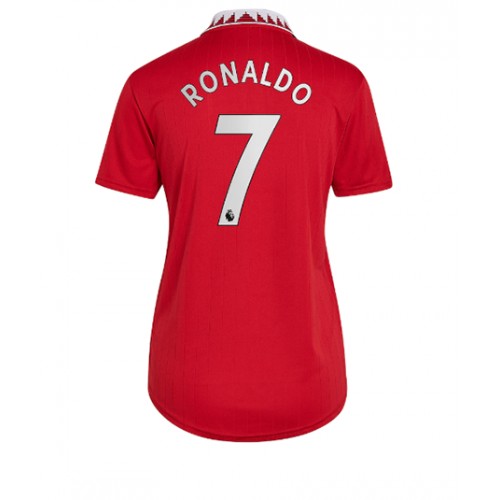 Dres Manchester United Cristiano Ronaldo #7 Domaci za Žensko 2022-23 Kratak Rukav
